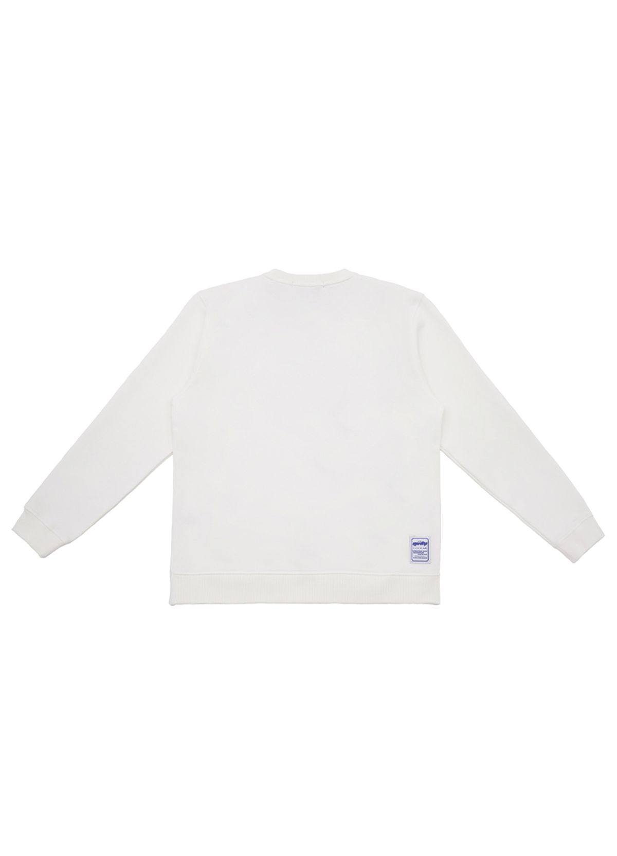 어퍼스트롭(UPPERSTROP) [UP3105] UPST GOLF 빅 콤마 로고 스웨트셔츠 아이보리
