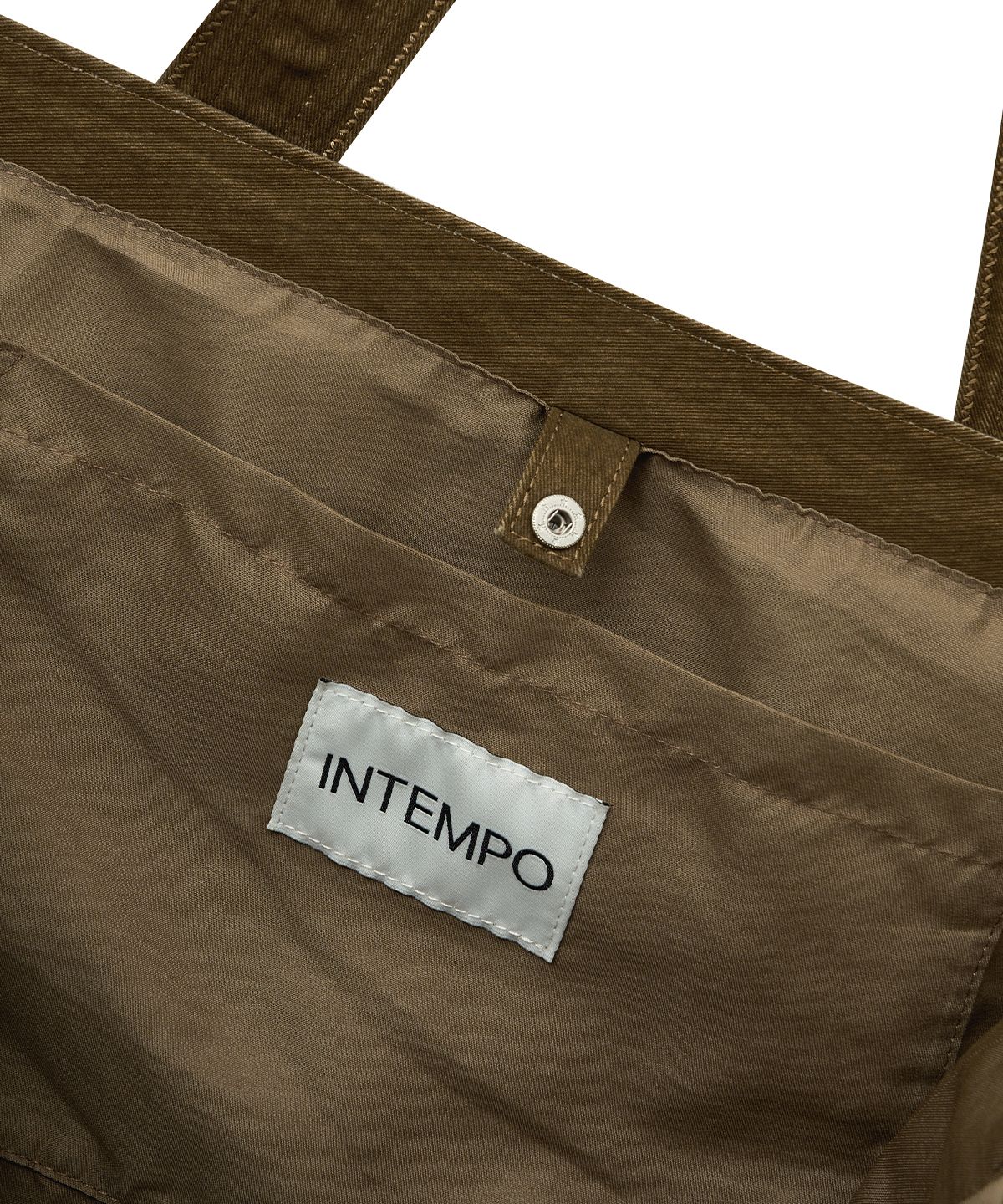 인템포무드(INTEMPOMOOD) 코브 워시드 쇼퍼백_샌드