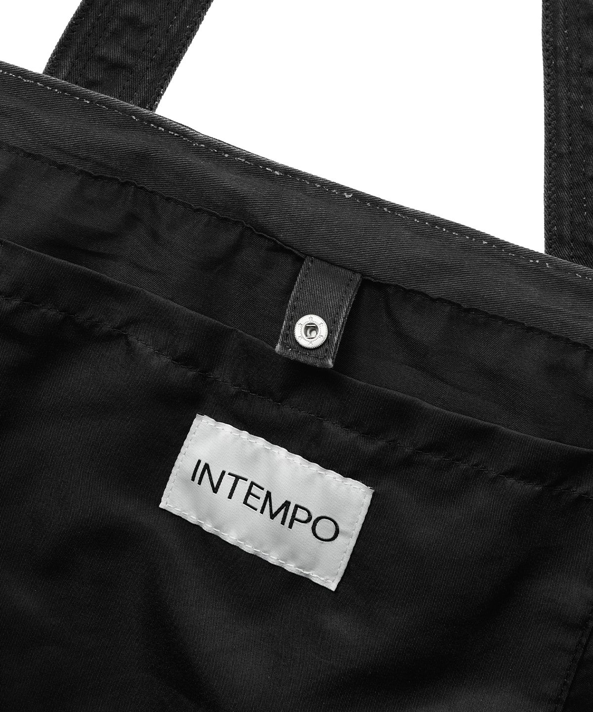 인템포무드(INTEMPOMOOD) 코브 워시드 쇼퍼백_차콜
