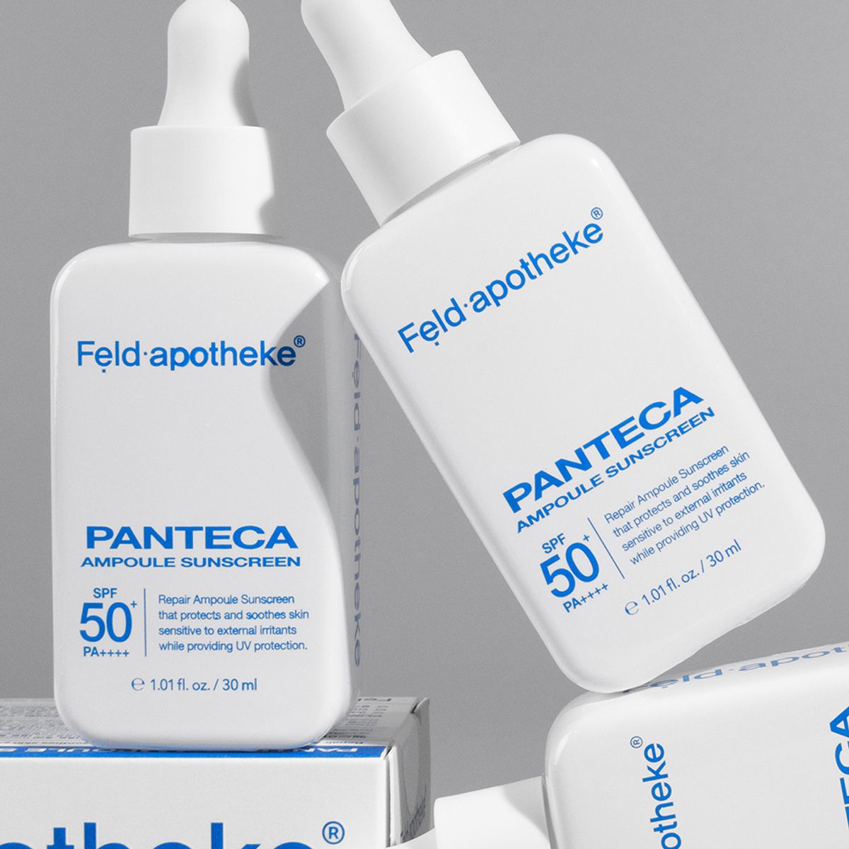 펠드아포테케(FELD APOTHEKE) [진정, 장벽케어] 판테카 앰플 선크림 30ml X 2개 (+에어리 선크림 키트 증정)