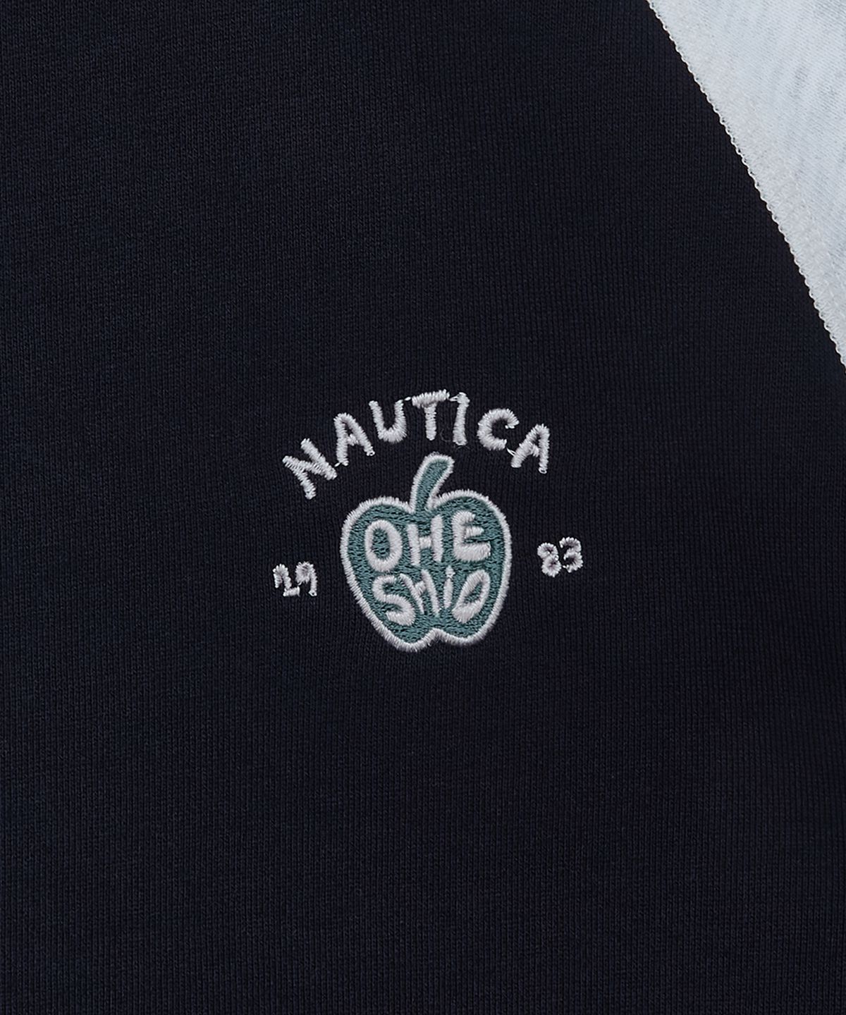 오헤시오(OHESHIO) NTC X OHESHIO APPLE LOGO SWEATSHIRT, BLACK