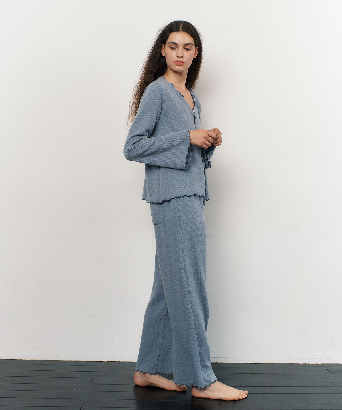 아템포(ATEMPO) EASY PAJAMA SET_steel blue