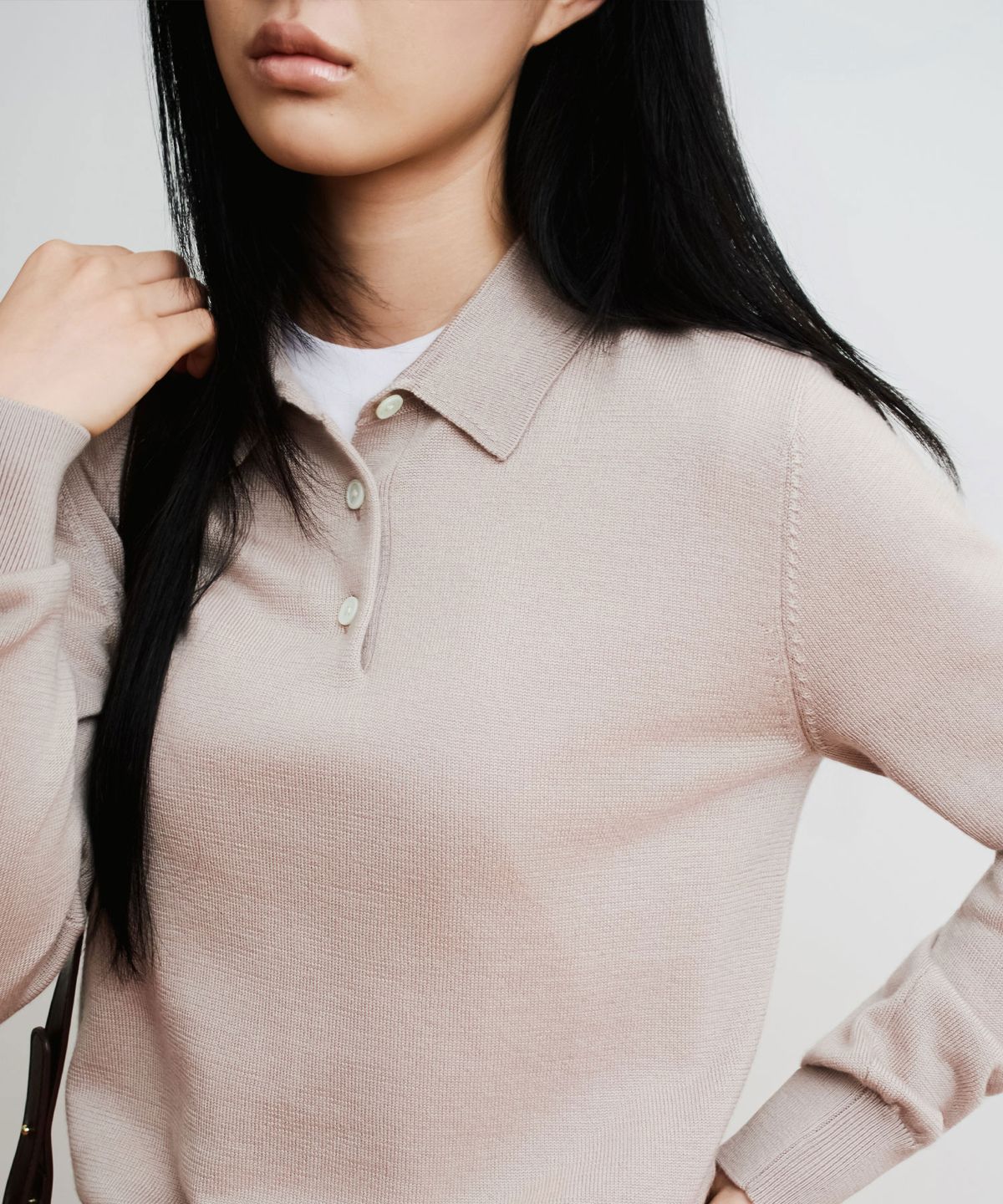 더니트컴퍼니(THEKNITCOMPANY) (우먼) 발투르 울 폴로 스웨터 4color