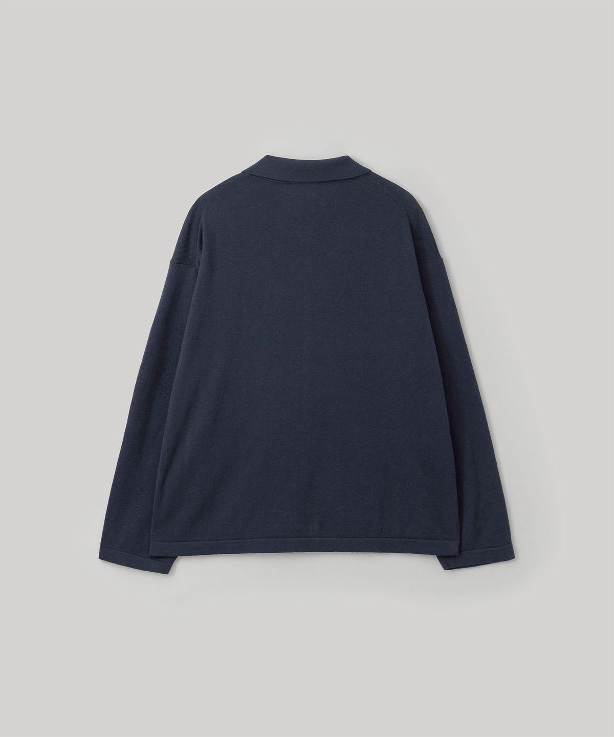 어나더 오피스(ANOTHER OFFICE) Knitted Coverall Jacket (French navy)