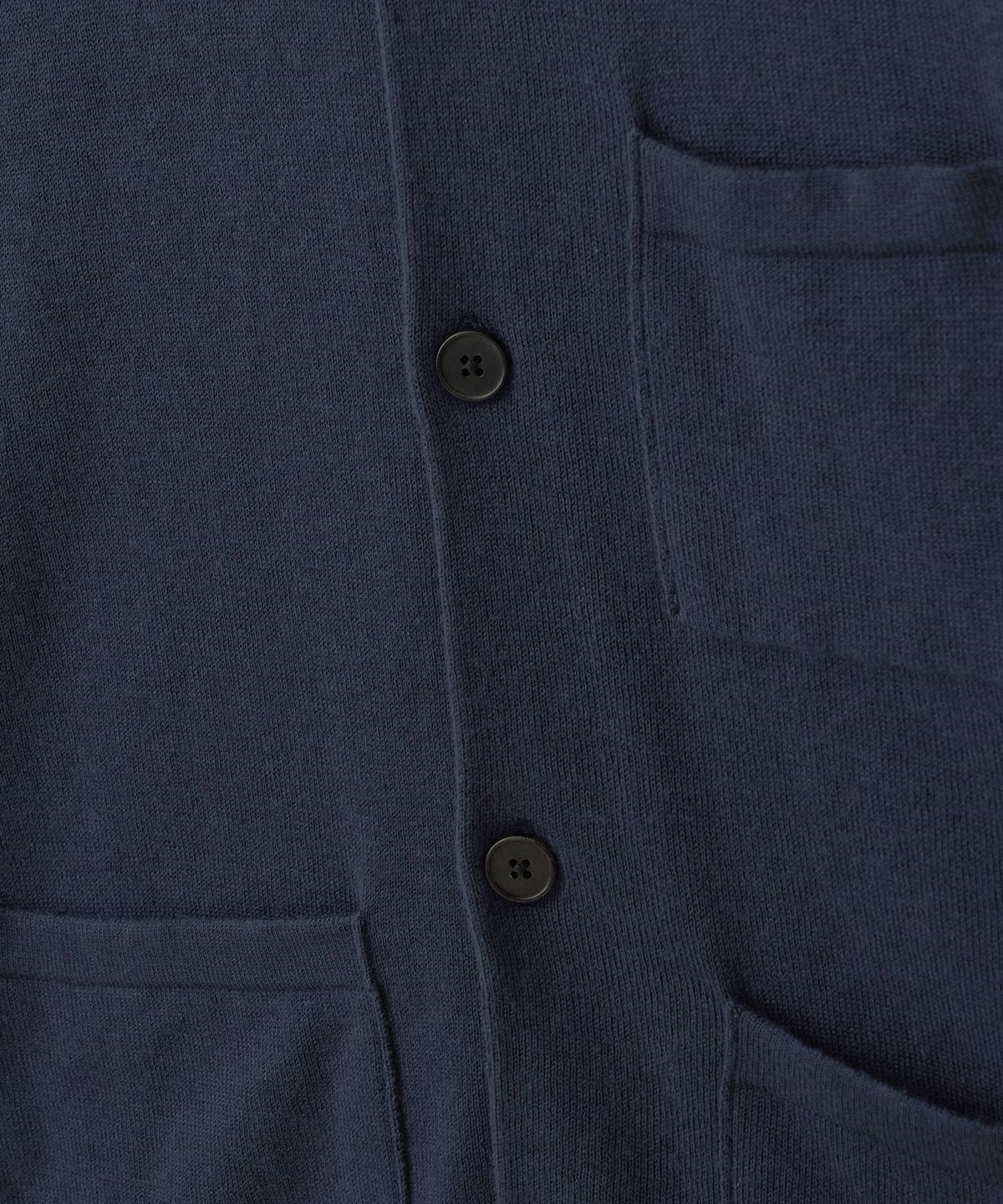 어나더 오피스(ANOTHER OFFICE) Knitted Coverall Jacket (French navy)