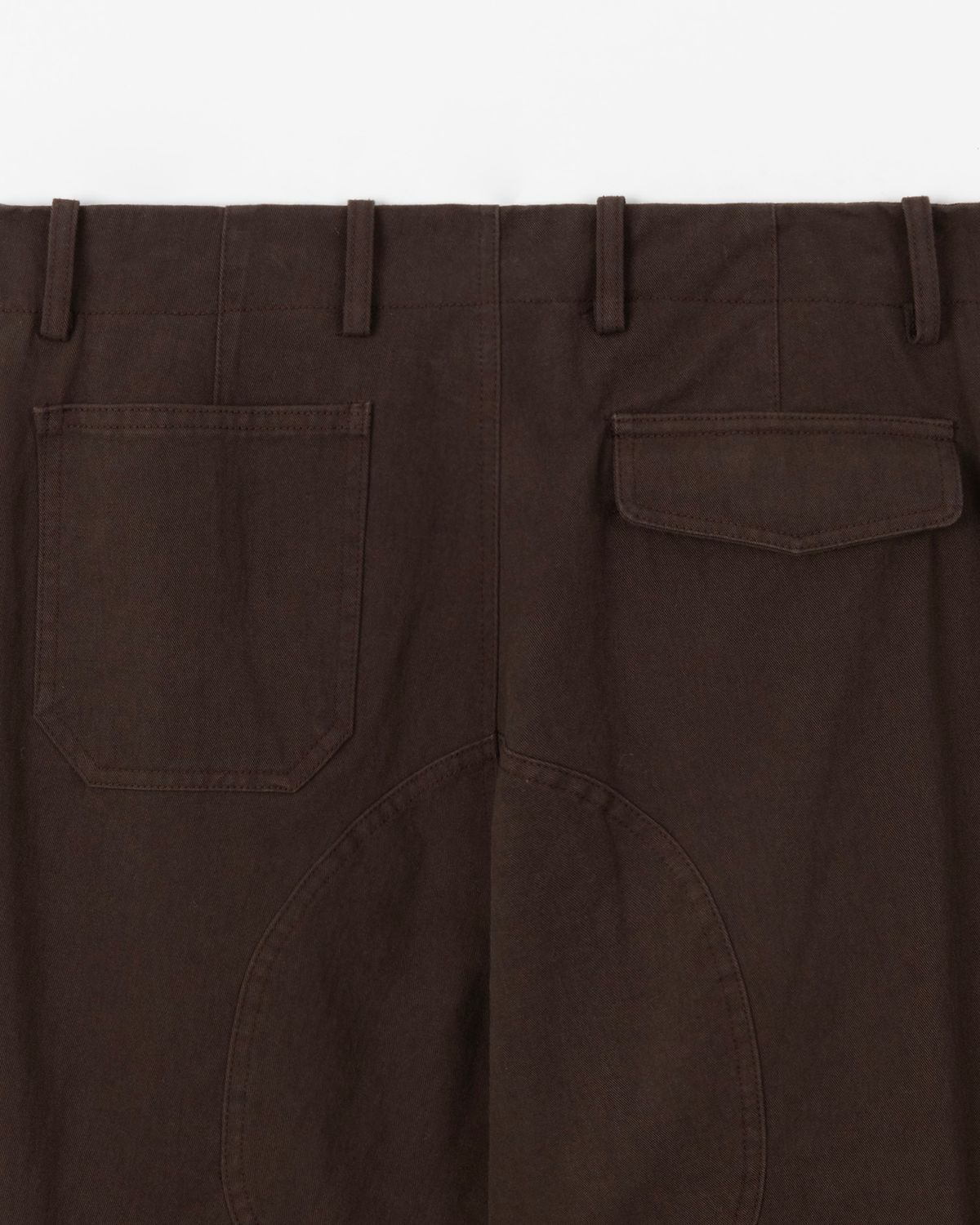 디앤드퀘스천(THEENDQUESTION) Washed cotton cargo pants / BROWN