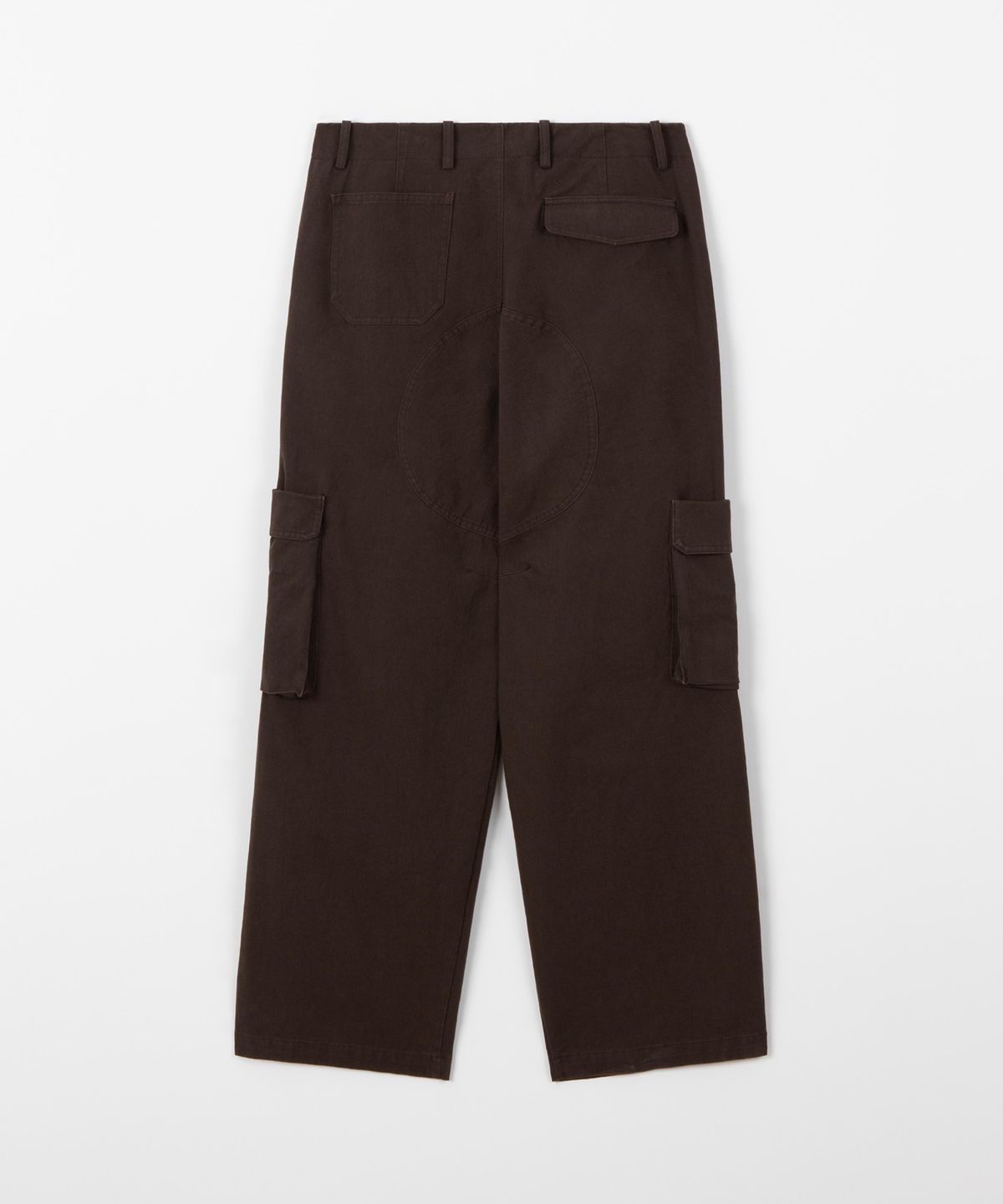 디앤드퀘스천(THEENDQUESTION) Washed cotton cargo pants / BROWN