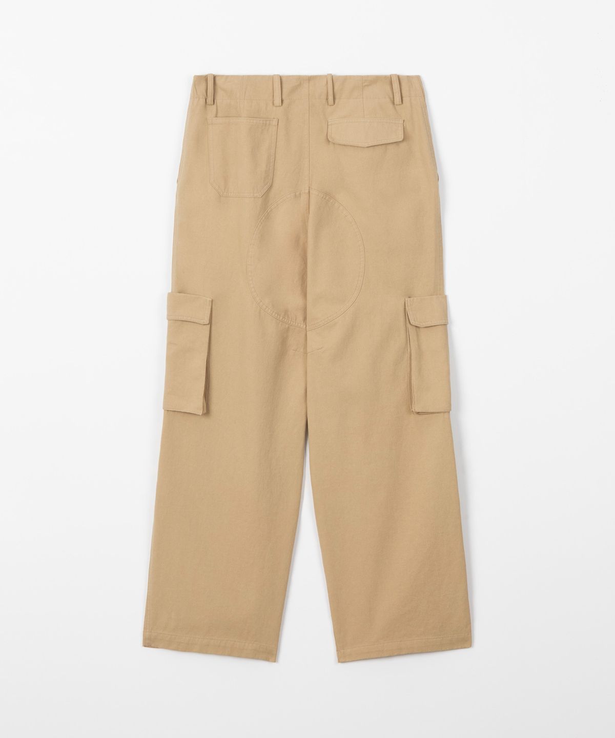 디앤드퀘스천(THEENDQUESTION) Washed cotton cargo pants / BEIGE