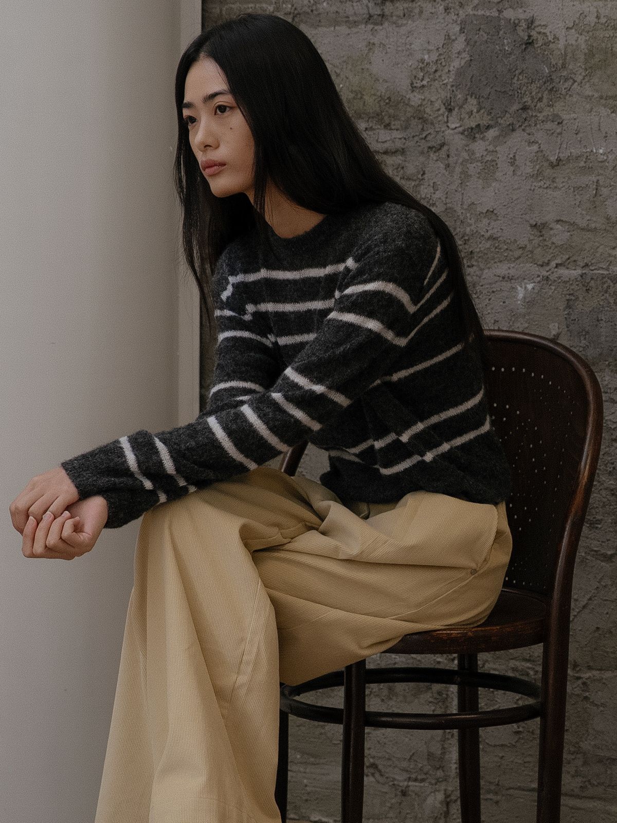 프리버07(FRIVER07) Stripe wool blended knit [FRFA02NT07]_2color