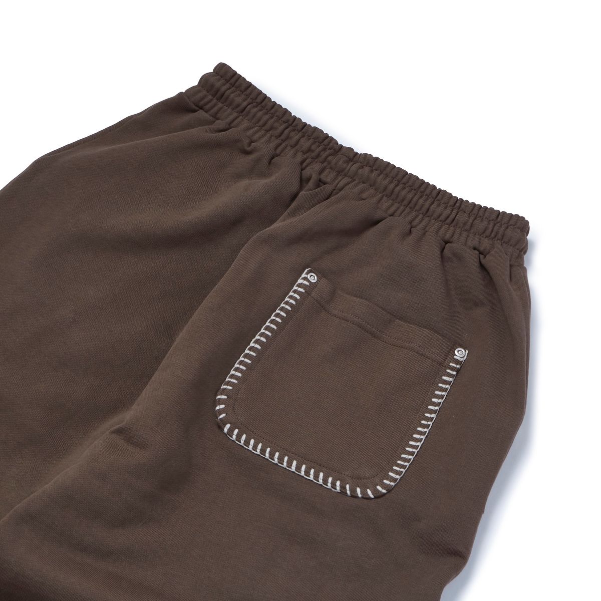 가먼츠팹(GARMENTS FAB) Blanket Stitch Carpenter Sweatpants (BROWN)