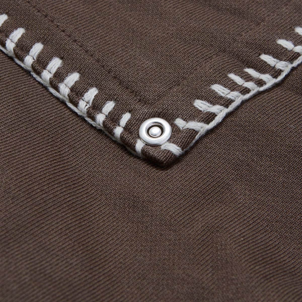 가먼츠팹(GARMENTS FAB) Blanket Stitch Carpenter Sweatpants (BROWN)