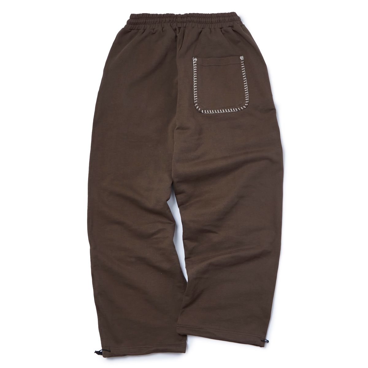 가먼츠팹(GARMENTS FAB) Blanket Stitch Carpenter Sweatpants (BROWN)