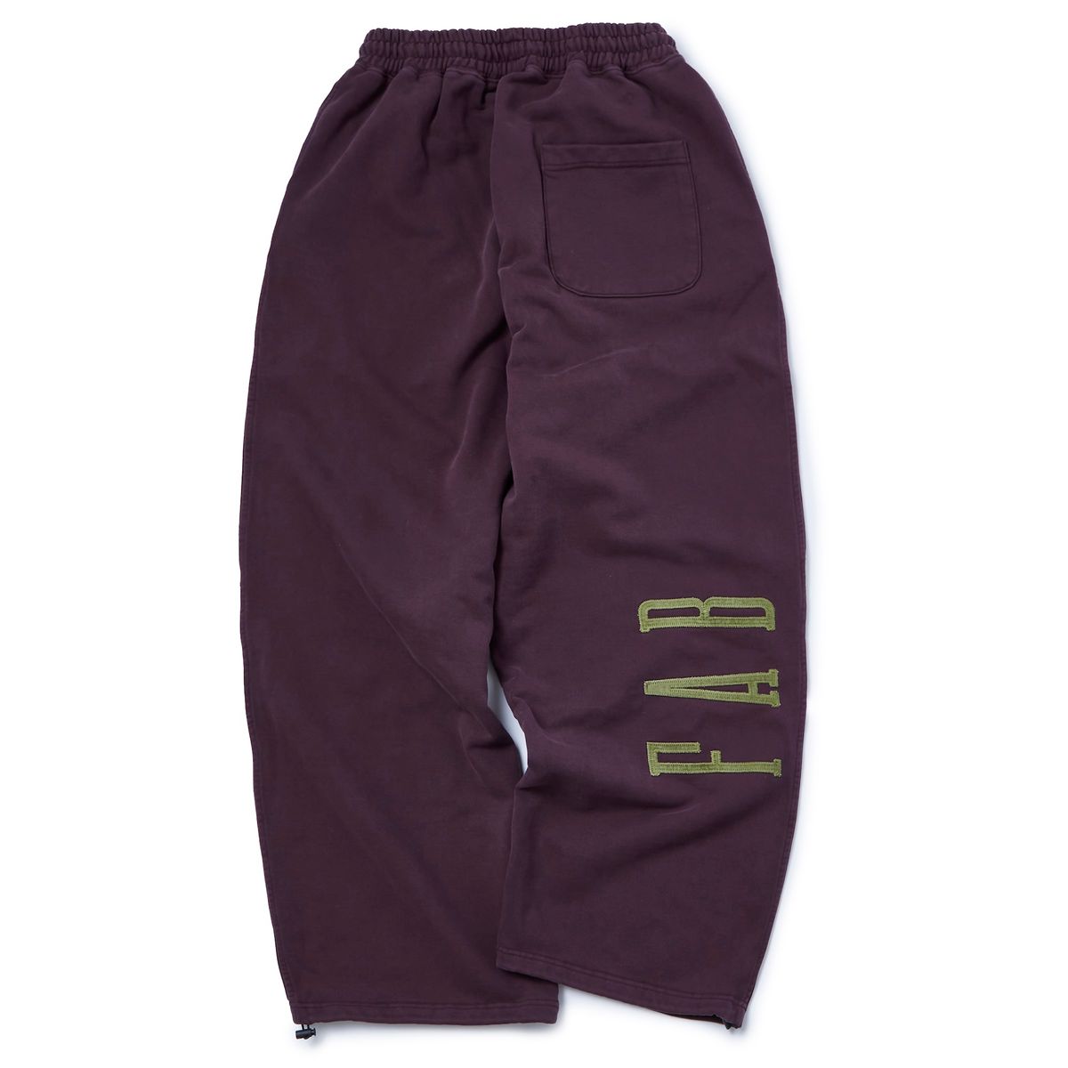 가먼츠팹(GARMENTS FAB) Velvet Applique Sweatpants (PURPLE)