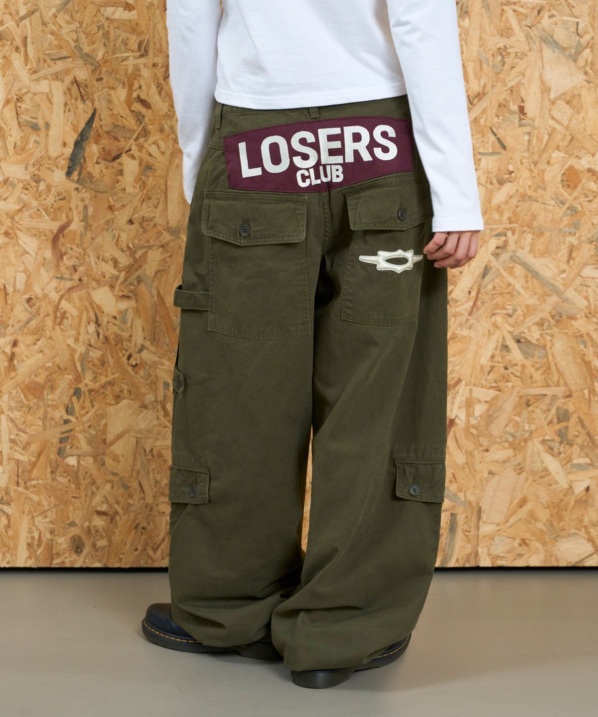 루저스클럽(LOSERS CLUB) 멀티 카고포켓 와이드 면팬츠 ( 5 Colors )