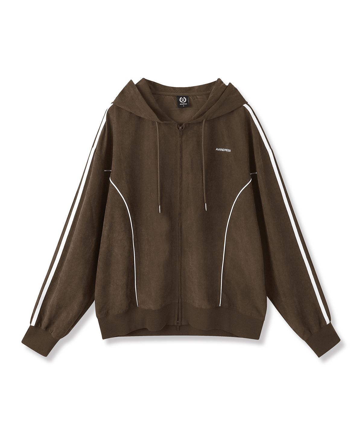 어반드레스(AVANDRESS) [SET] Bliss Hood Zip-up + Unisex Bliss Suede Wide Pants