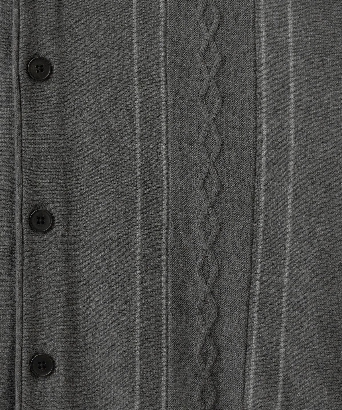 어나더 오피스(ANOTHER OFFICE) Homage Cardigan (Heather gray)