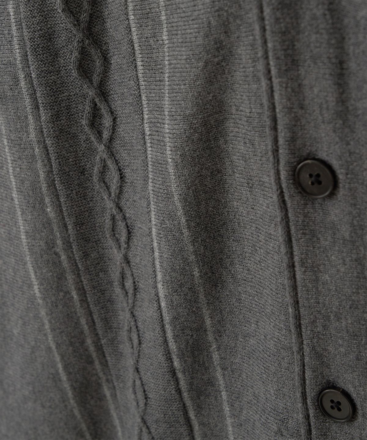 어나더 오피스(ANOTHER OFFICE) Homage Cardigan (Heather gray)