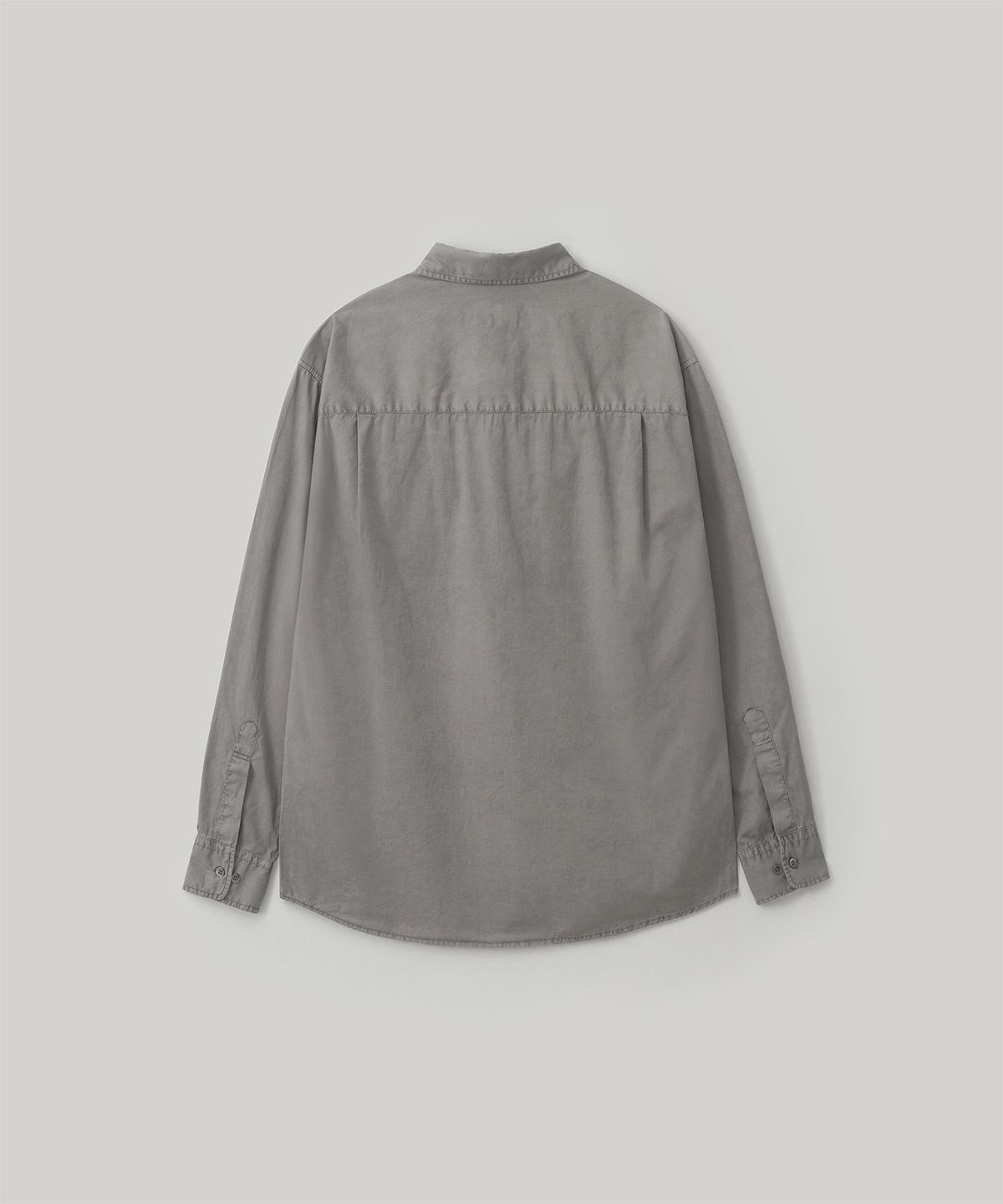 어나더 오피스(ANOTHER OFFICE) [AW] Ordinary Garment Shirt (Faded Gray)