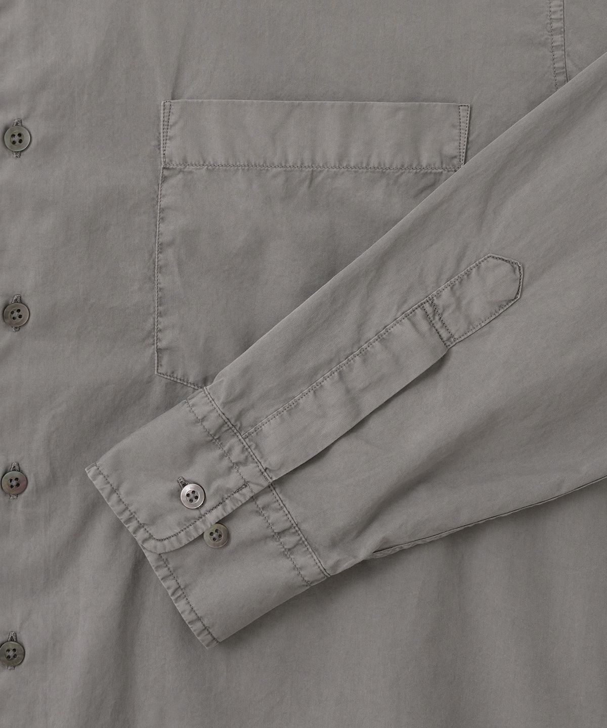 어나더 오피스(ANOTHER OFFICE) [AW] Ordinary Garment Shirt (Faded Gray)