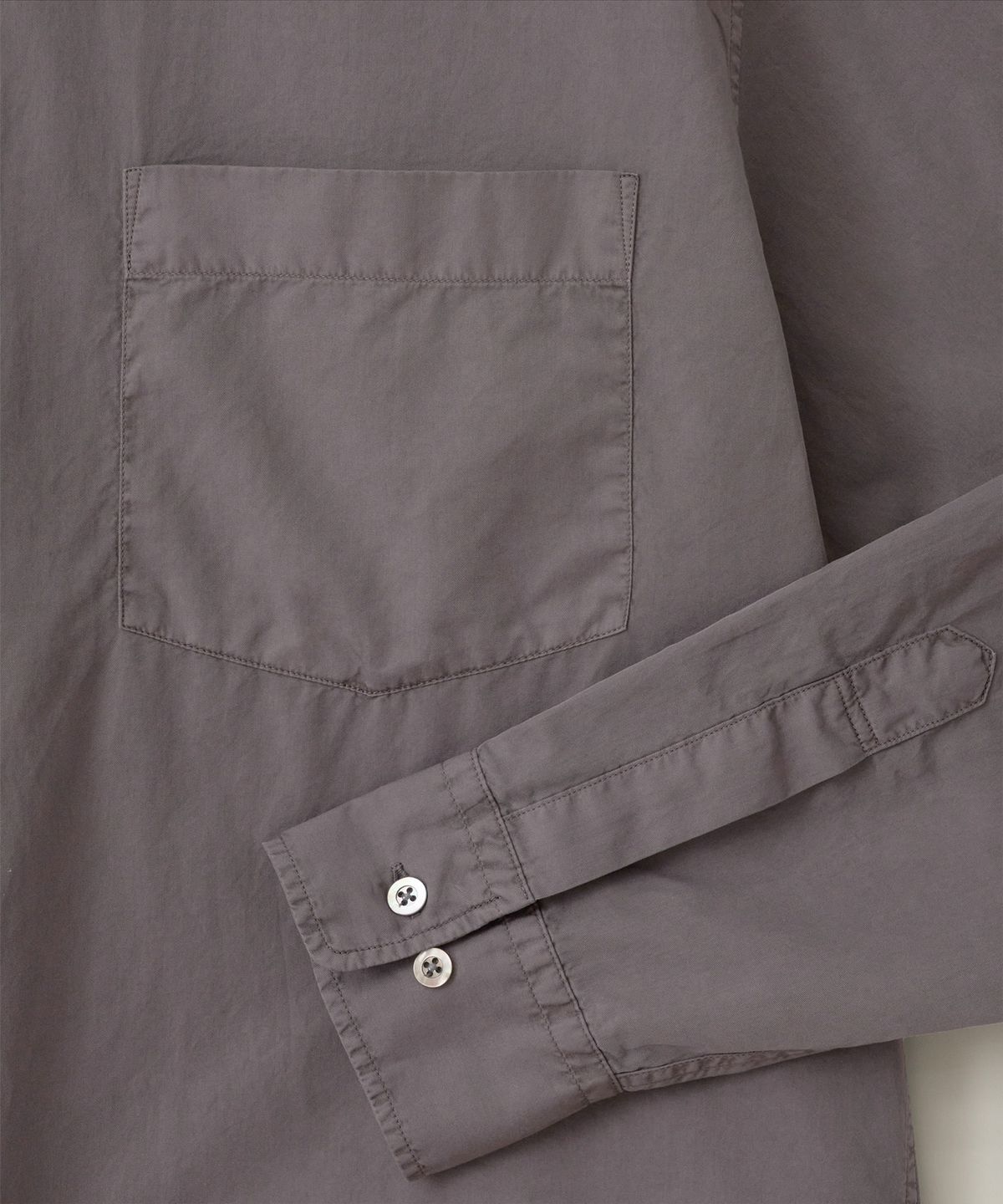 어나더 오피스(ANOTHER OFFICE) [AW] Ordinary Garment Shirt (Charcoal Brown)