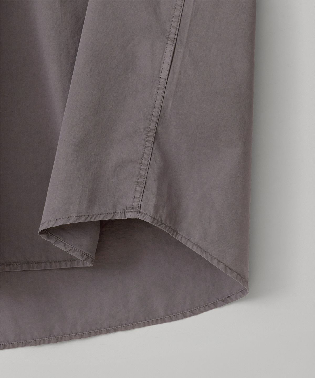 어나더 오피스(ANOTHER OFFICE) [AW] Ordinary Garment Shirt (Charcoal Brown)