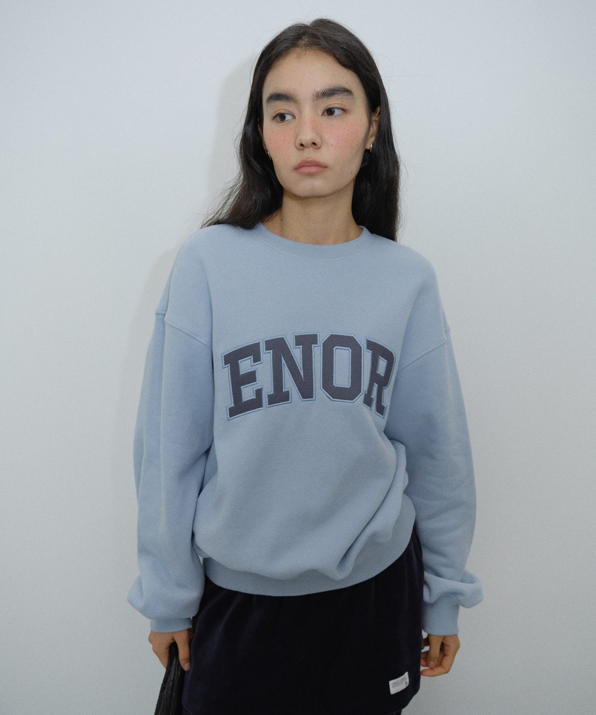 엔오르(EN OR) [CORE][기모O] ENOR CORE SWEATSHIRT - LIGHT BLUE