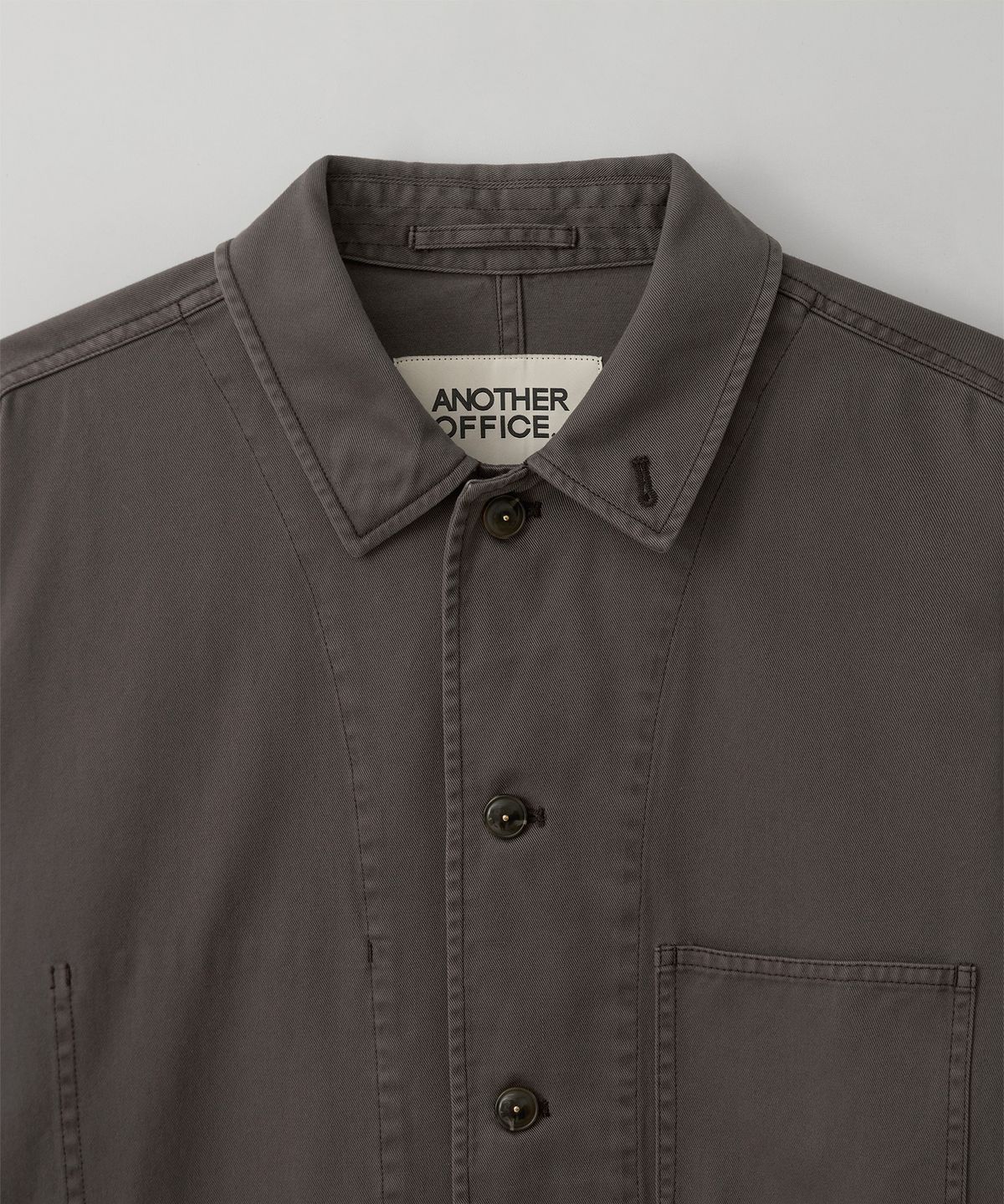 어나더 오피스(ANOTHER OFFICE) French Garment Jacket (Charcoal brown)