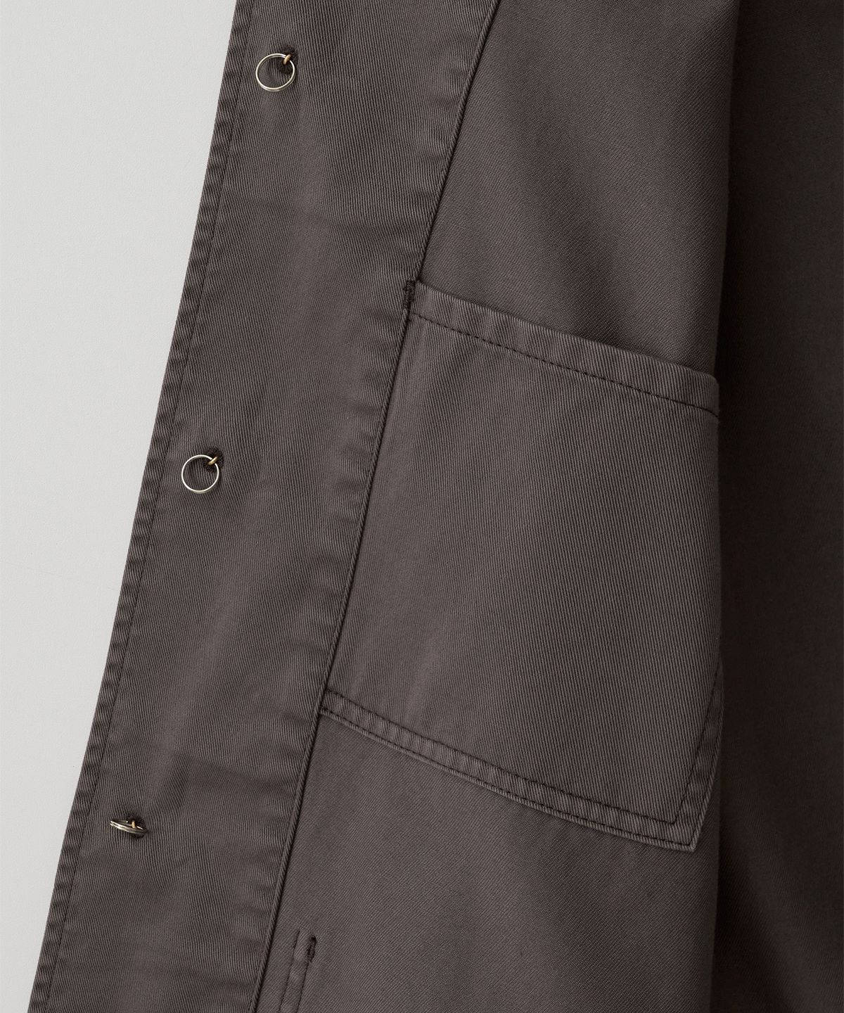 어나더 오피스(ANOTHER OFFICE) French Garment Jacket (Charcoal brown)