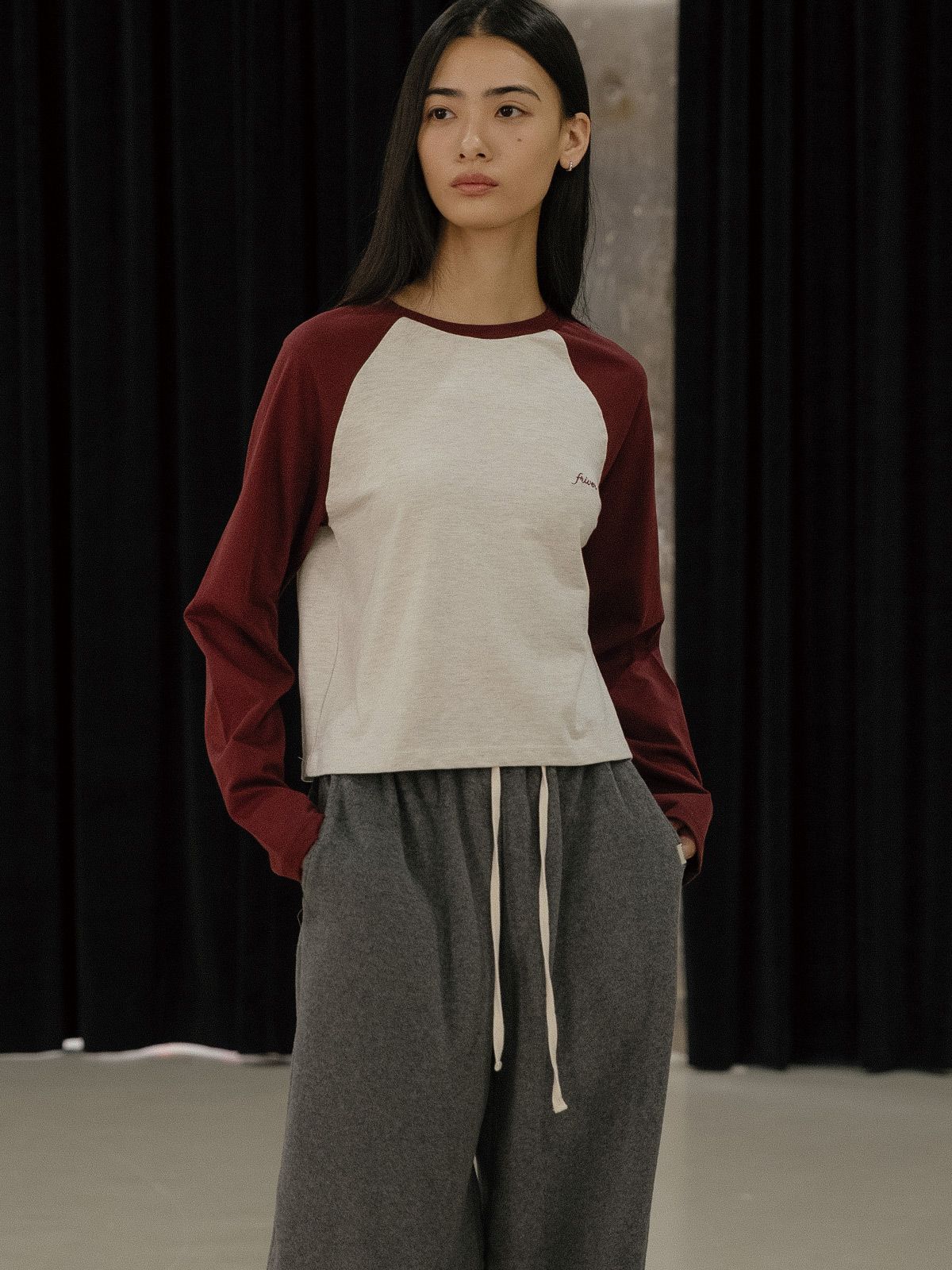 프리버07(FRIVER07) Raglan long sleeve t-shirt [FRFA02LT04]_2color