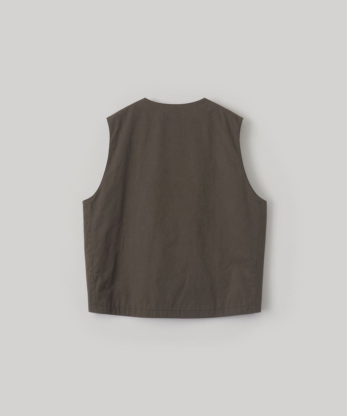 어나더 오피스(ANOTHER OFFICE) Bonjour Round Neck Vest (Brown)