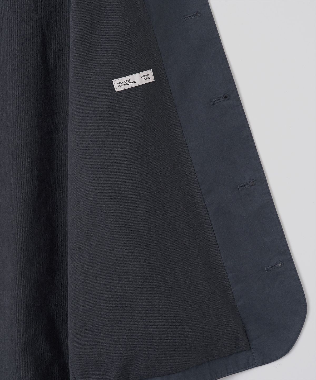 어나더 오피스(ANOTHER OFFICE) Bonjour Round Neck Vest (Nautical gray)
