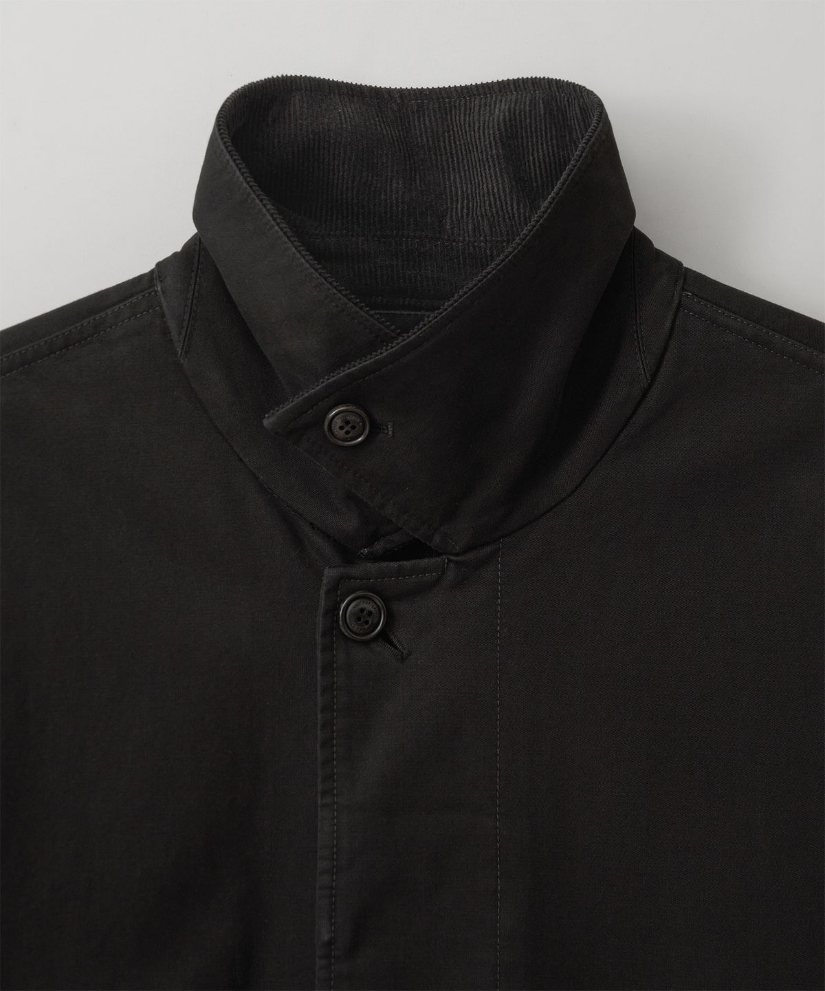 어나더 오피스(ANOTHER OFFICE) Bonjour Mac Coat (Almost black)