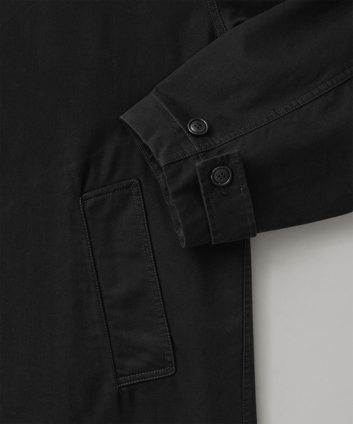 어나더 오피스(ANOTHER OFFICE) Bonjour Mac Coat (Almost black)
