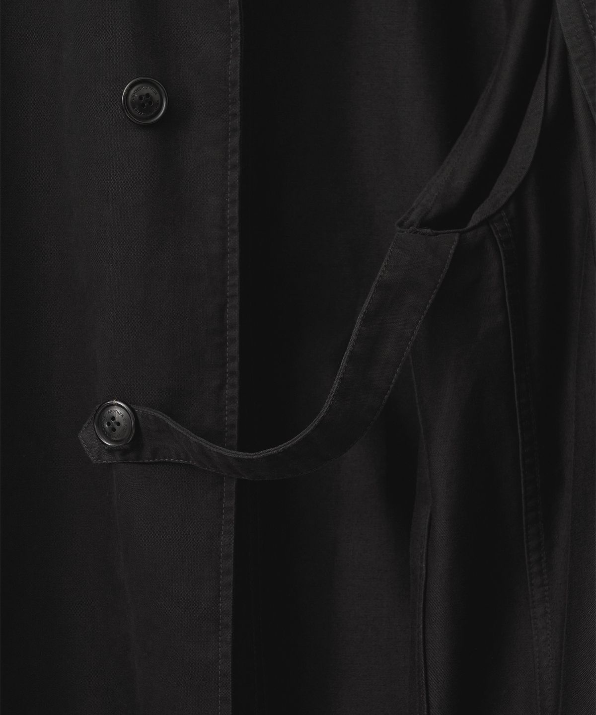 어나더 오피스(ANOTHER OFFICE) Bonjour Mac Coat (Almost black)