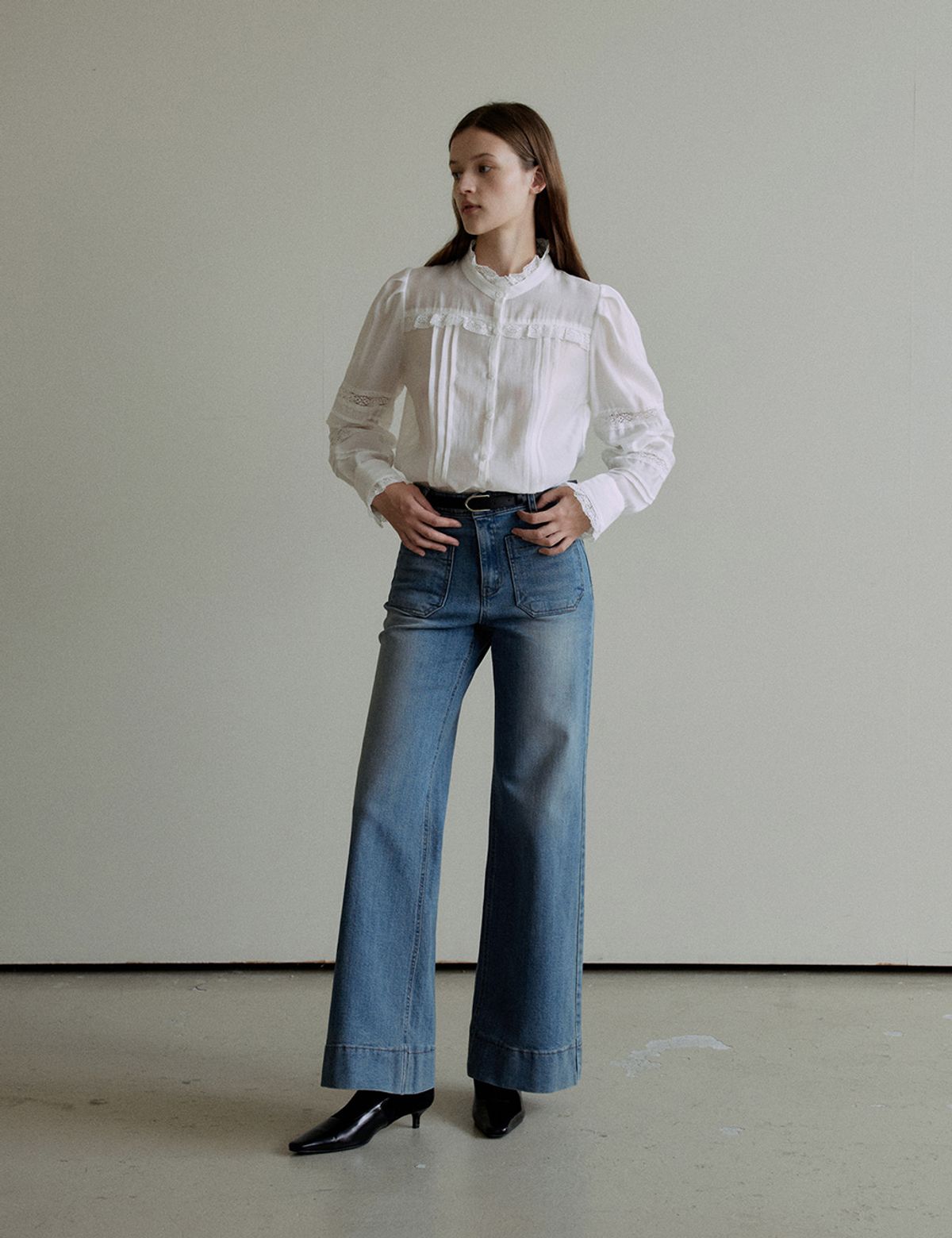 더엘로(THEELO) Selby Pocket Denim (Blue)