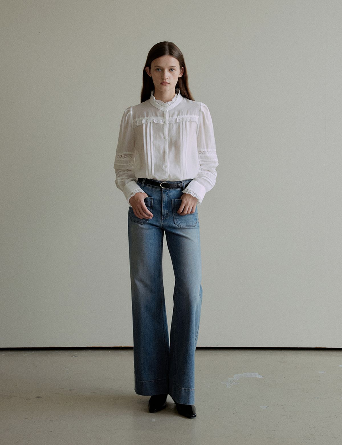 더엘로(THEELO) Selby Pocket Denim (Blue)
