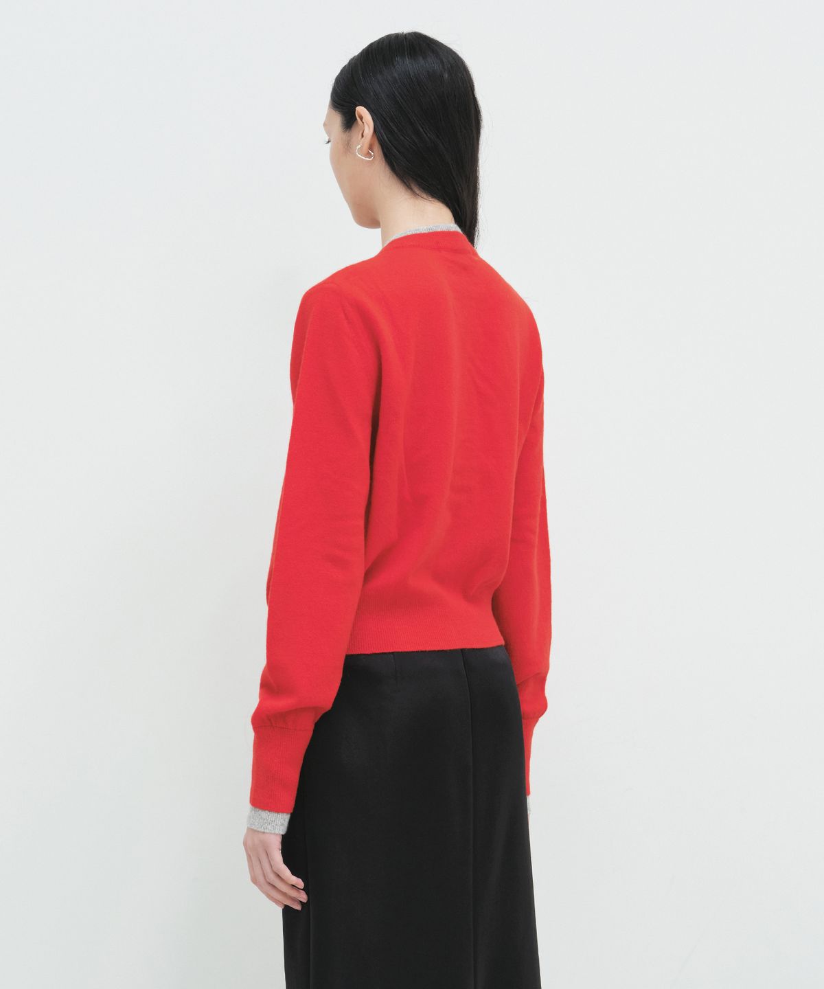 윤세(YUNSE) 하프 집업 후드 (레드)