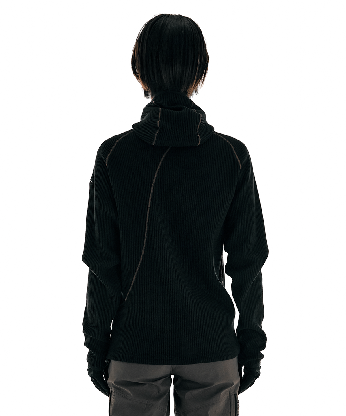 콜드웜(COLDWARM) Waffle Warmer Hoodie (Black Color) -Women-