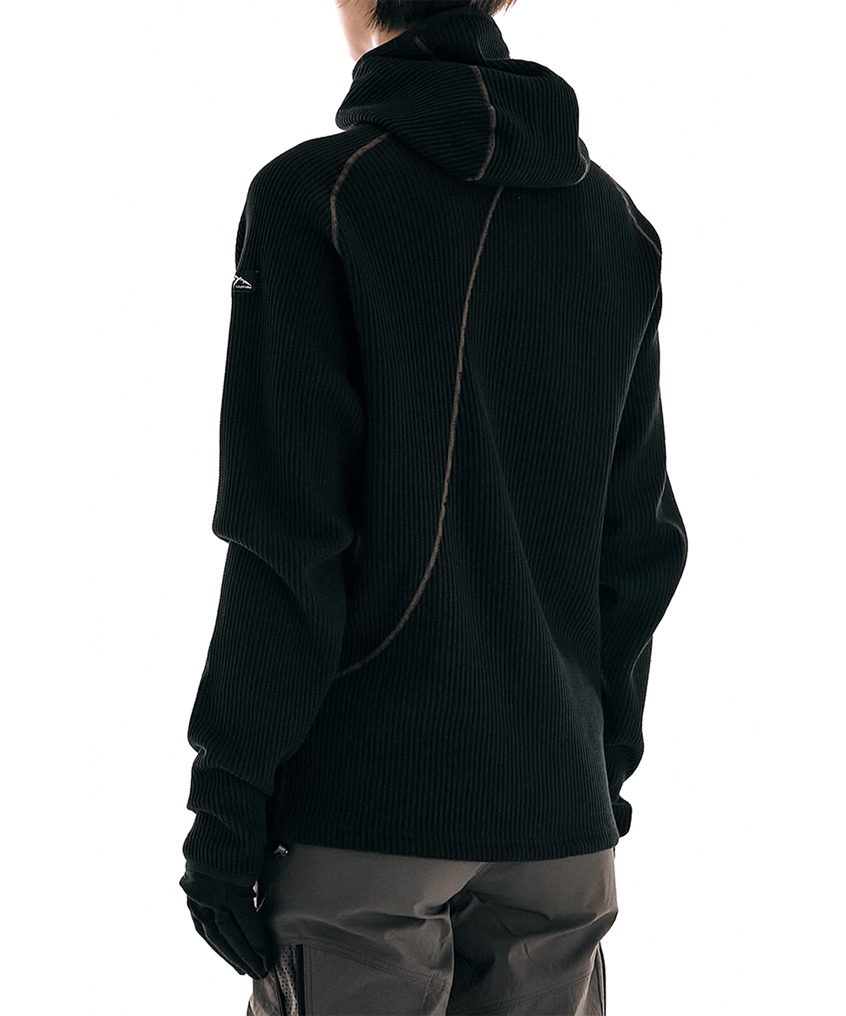 콜드웜(COLDWARM) Waffle Warmer Hoodie (Black Color) -Women-