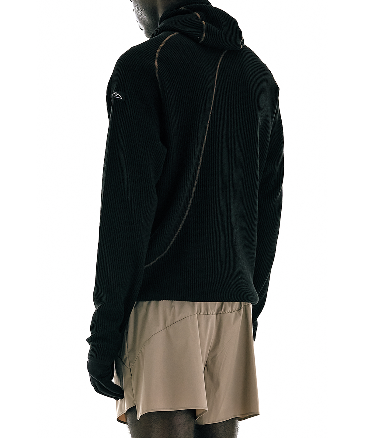 콜드웜(COLDWARM) Waffle Warmer Hoodie (Black Color)