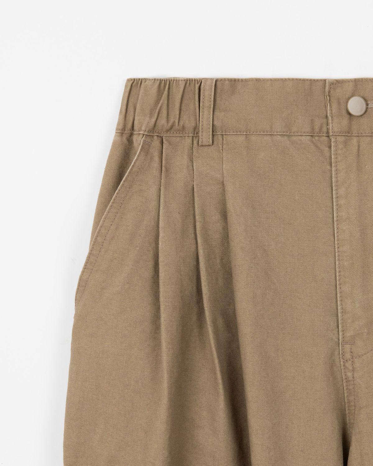 디앤드퀘스천(THEENDQUESTION) Pigment washed cargo pants / BEIGE