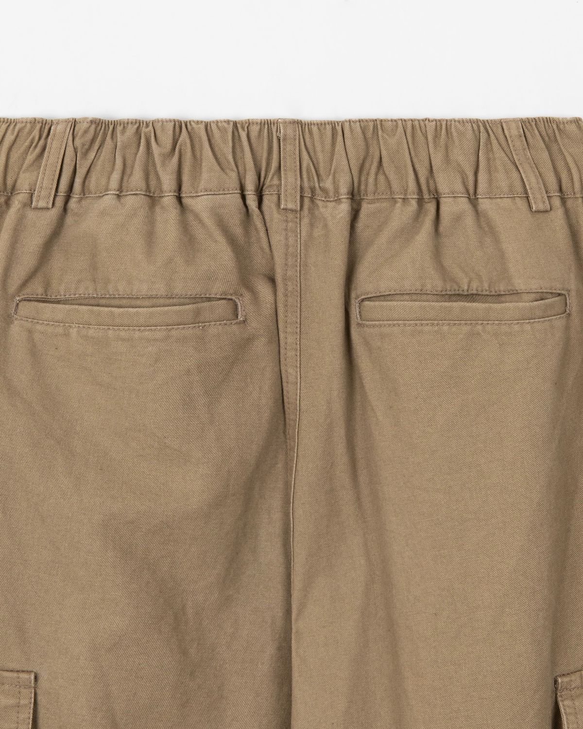 디앤드퀘스천(THEENDQUESTION) Pigment washed cargo pants / BEIGE