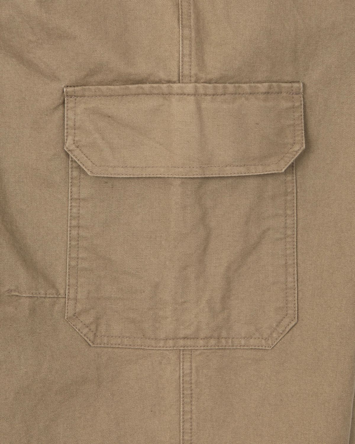 디앤드퀘스천(THEENDQUESTION) Pigment washed cargo pants / BEIGE