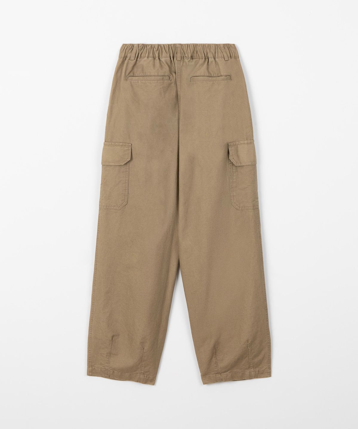 디앤드퀘스천(THEENDQUESTION) Pigment washed cargo pants / BEIGE