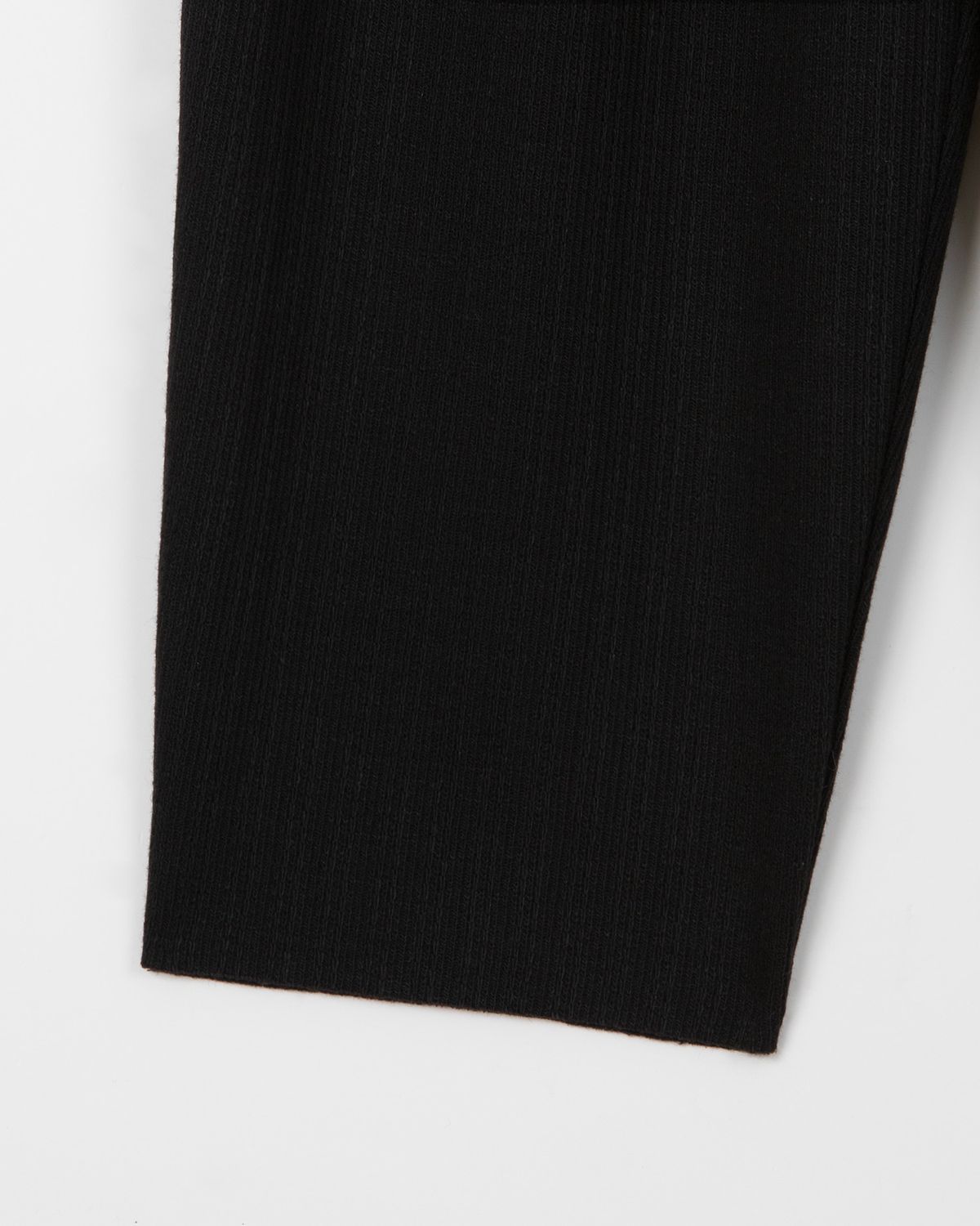 디앤드퀘스천(THEENDQUESTION) Knit tuck wide pants / BLACK