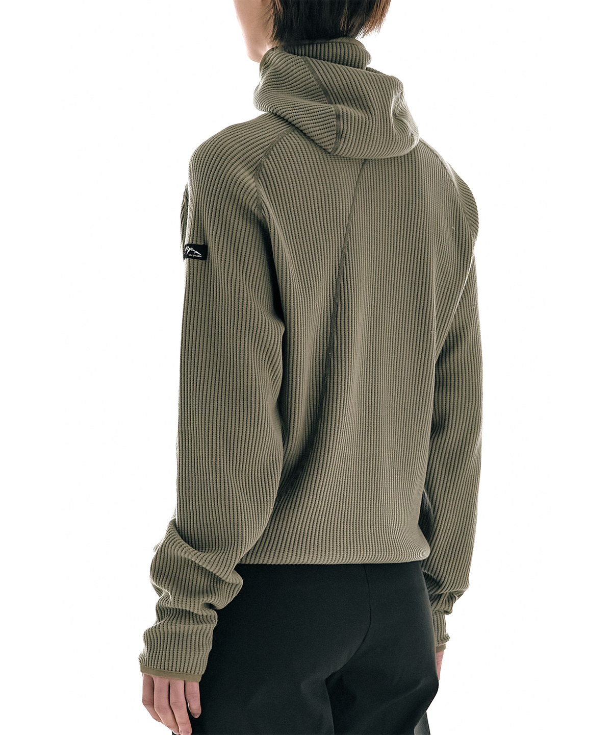 콜드웜(COLDWARM) Waffle Warmer Hoodie (Khaki Color) -Women-
