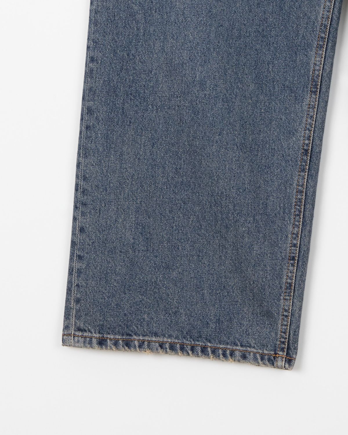 디앤드퀘스천(THEENDQUESTION) Dirty washed jeans / BLUE