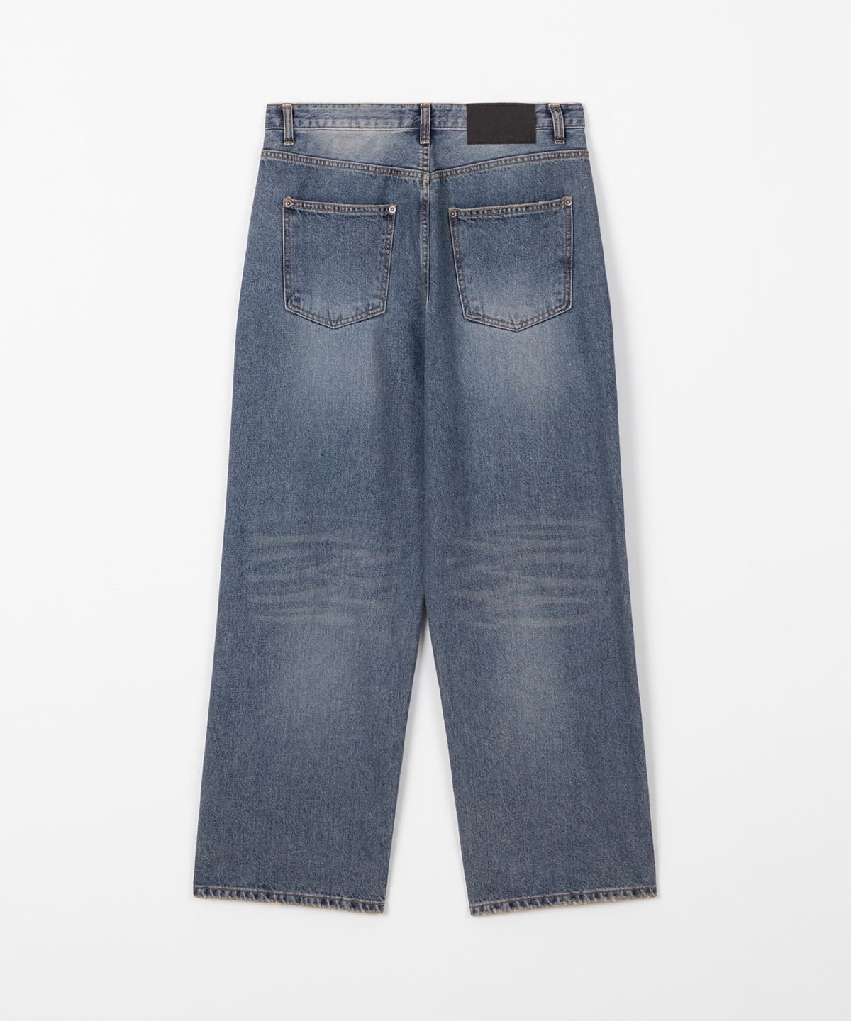 디앤드퀘스천(THEENDQUESTION) Dirty washed jeans / BLUE