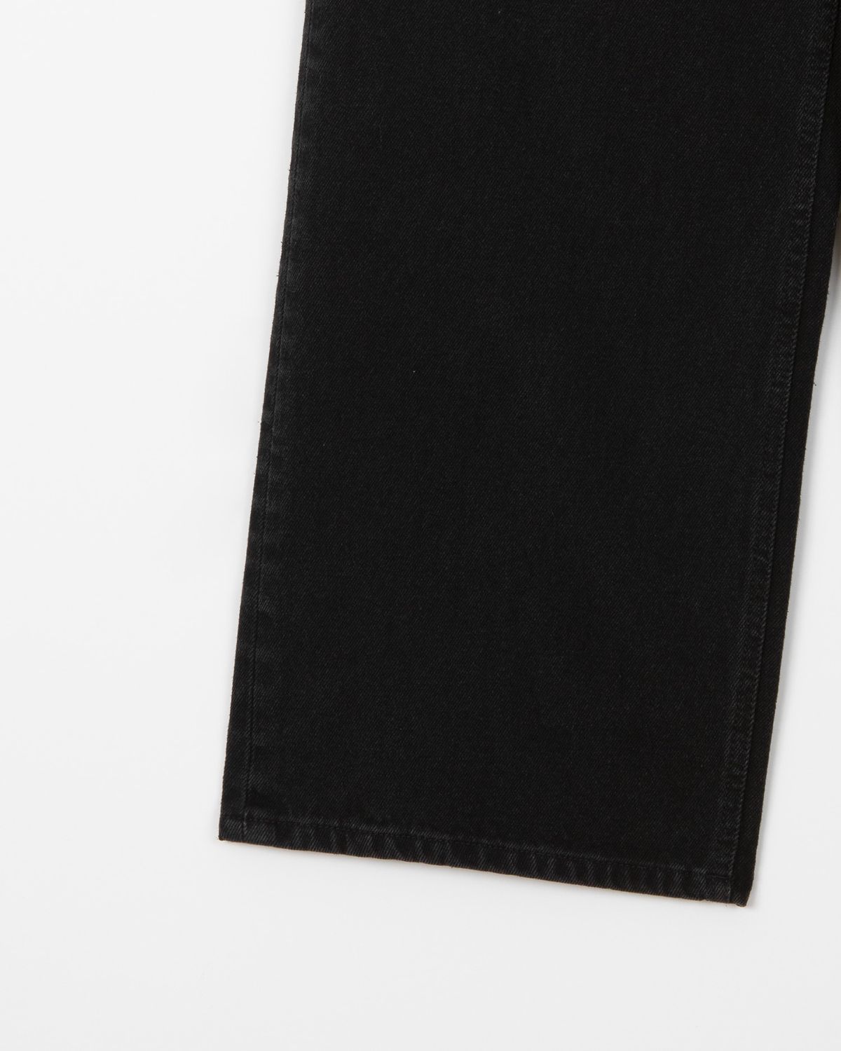 디앤드퀘스천(THEENDQUESTION) Black washed jeans / BLACK