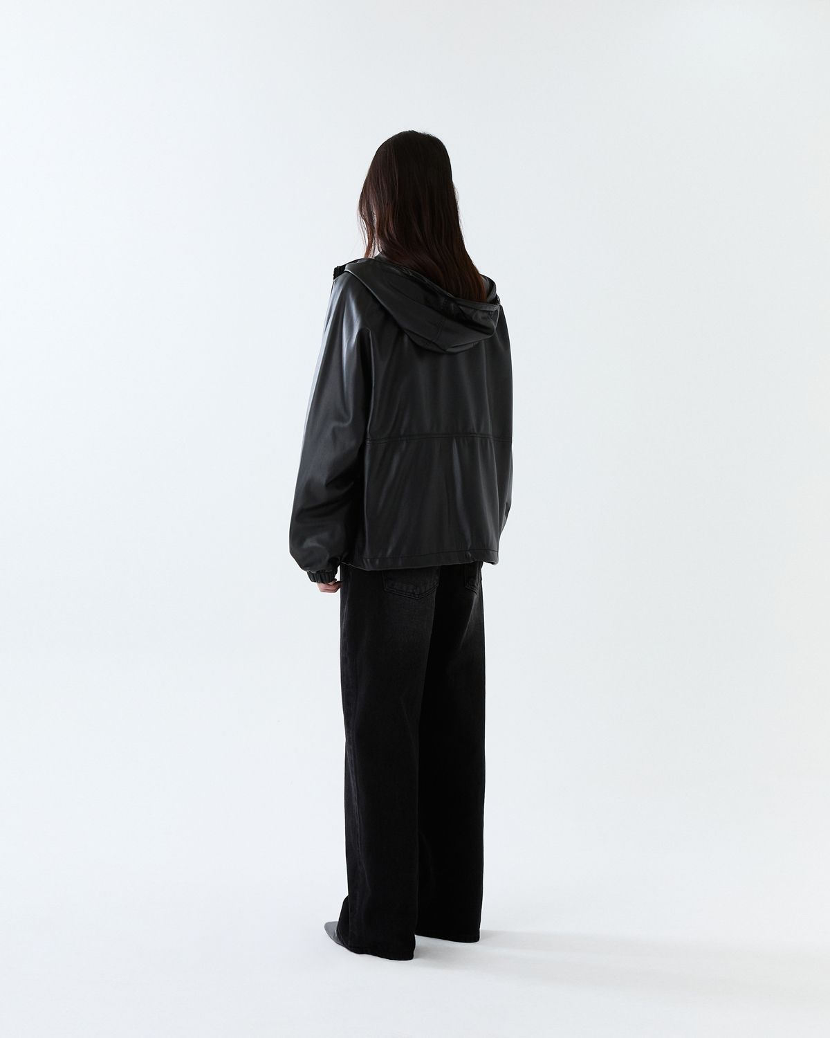 디앤드퀘스천(THEENDQUESTION) Black washed jeans / BLACK